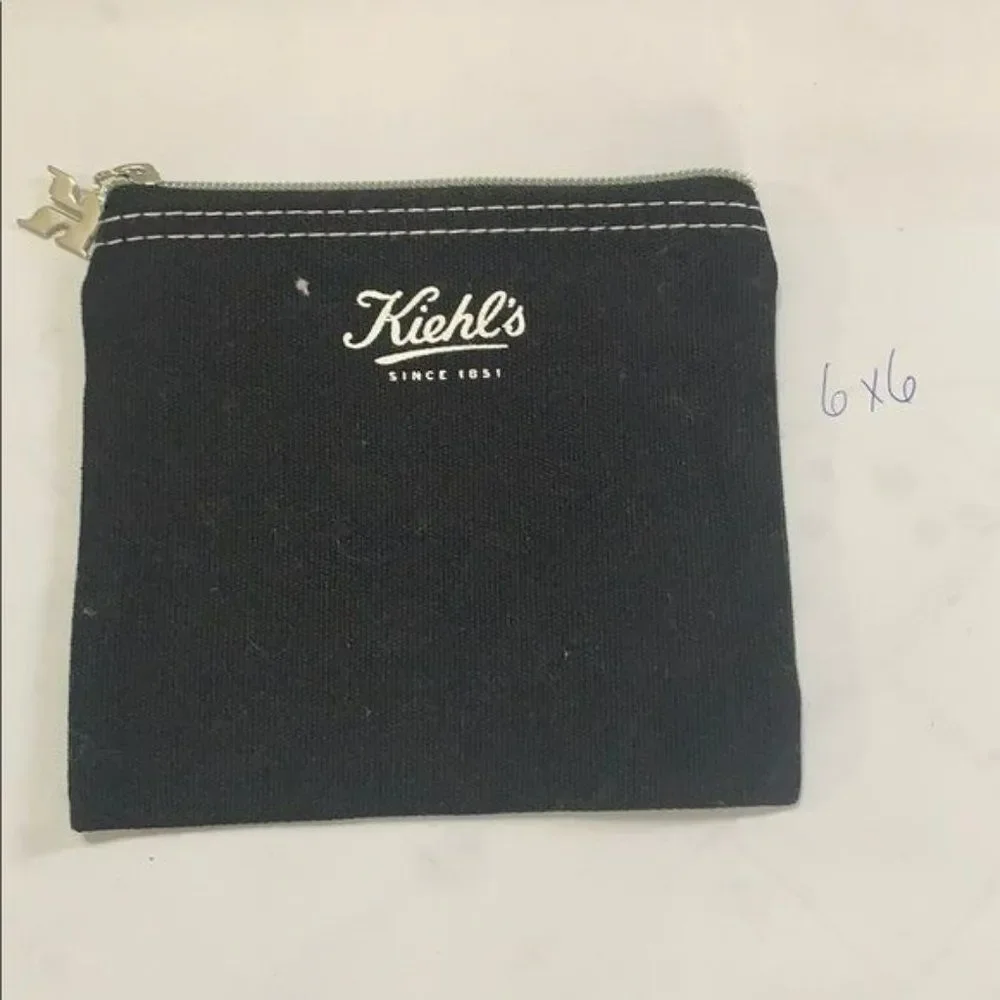 Set of three Zippered‎ Cosmetics kiehls bags